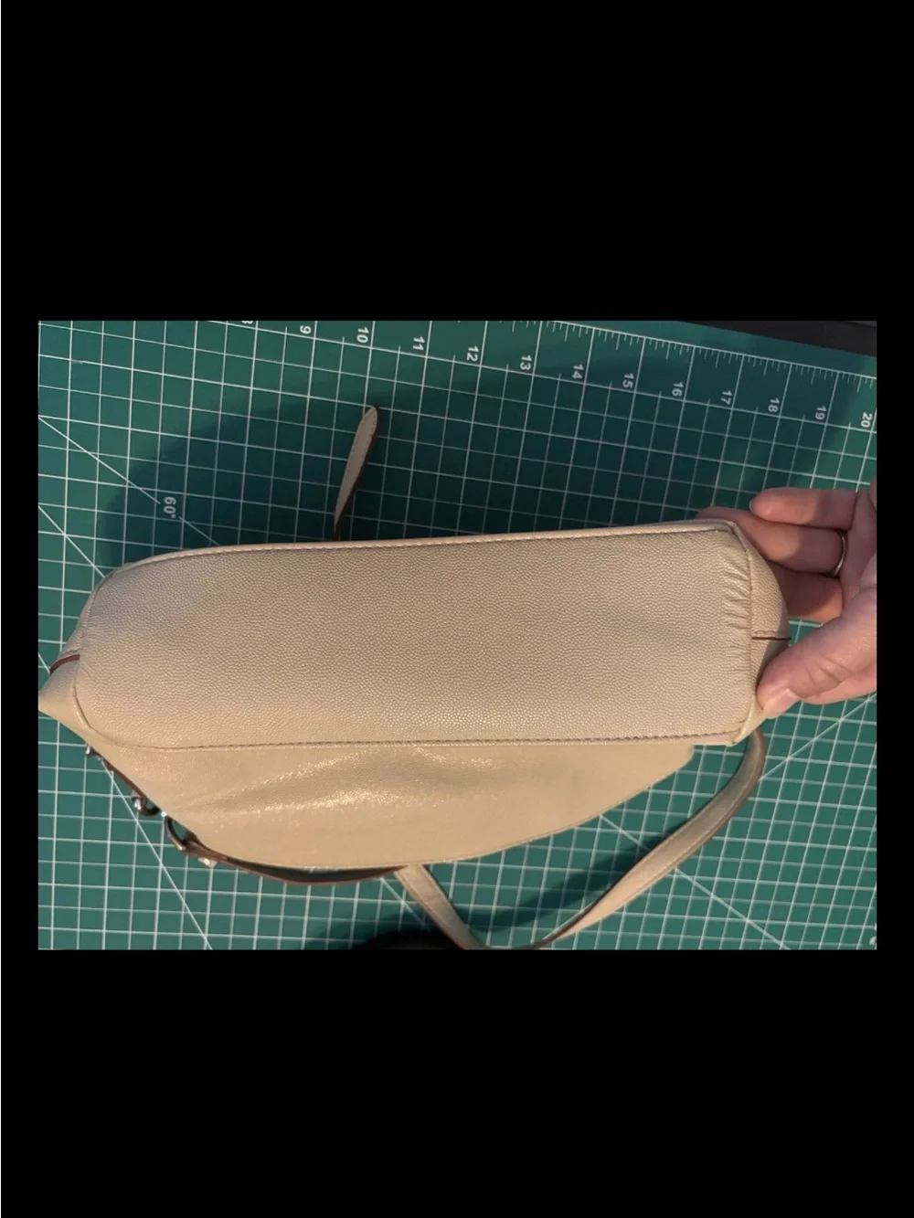Nude Anne Klein Bow Accent Crossbody Bag
